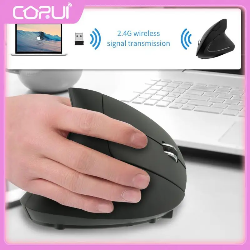 

1600dpi Upright Mouse Usb Vertical Mouse Gaming 2.4g Mice Mouse For Pc Laptop Office Home Vertical Right Hand Charging Creative