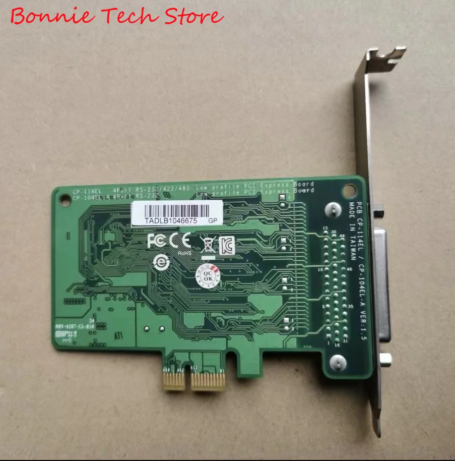 CP-104EL-A для последовательных карт Moxa PCIe/UPCI/PCI 4-портовая низкопрофильная плата PCI