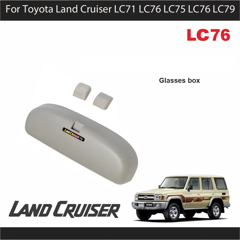 

Roof Handle Glasses Case For Toyota Land Cruiser LC71 LC76 LC75 LC79 Glasses Storage Rack ABS Interior Modification Accessories