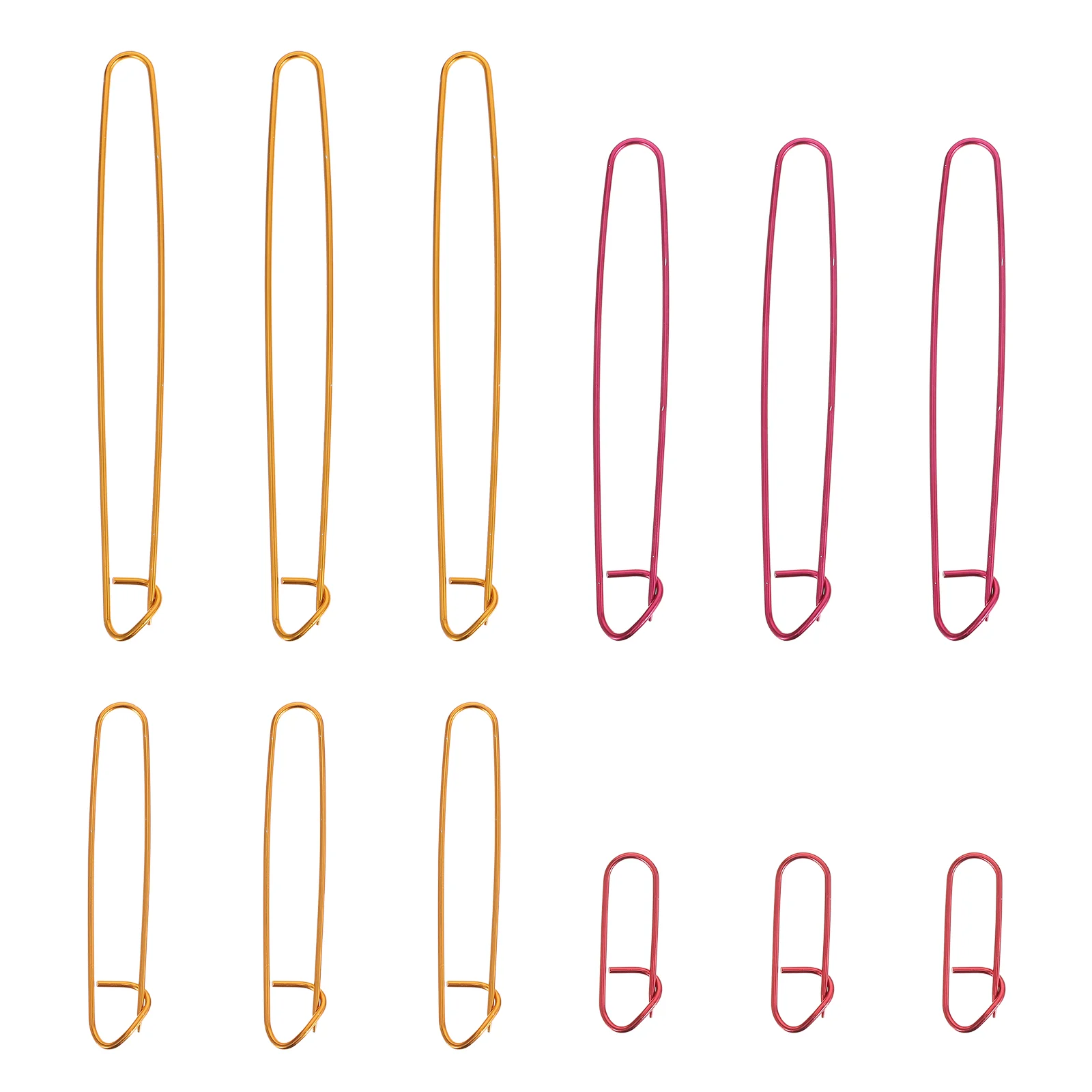 

12 pcs Darning Knitting Accessories Knit Markers Metal Large Safety Pin Crochet Markers Yarn Holder