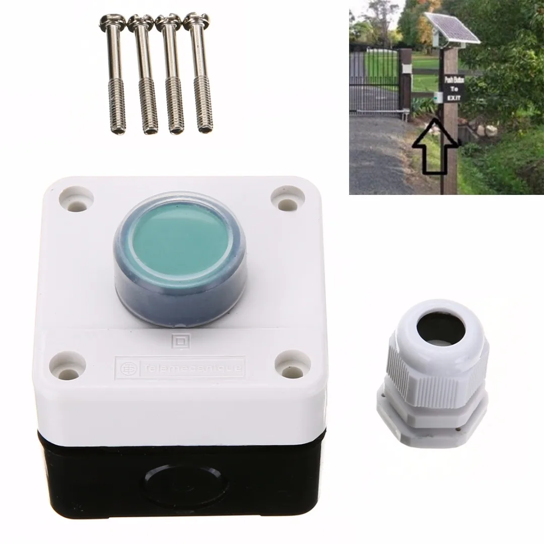 

Outdoor Wall Light Switches Waterproof Weatherproof Push Button Switch Doorbell Momentary Switch For Home Improvement Opener