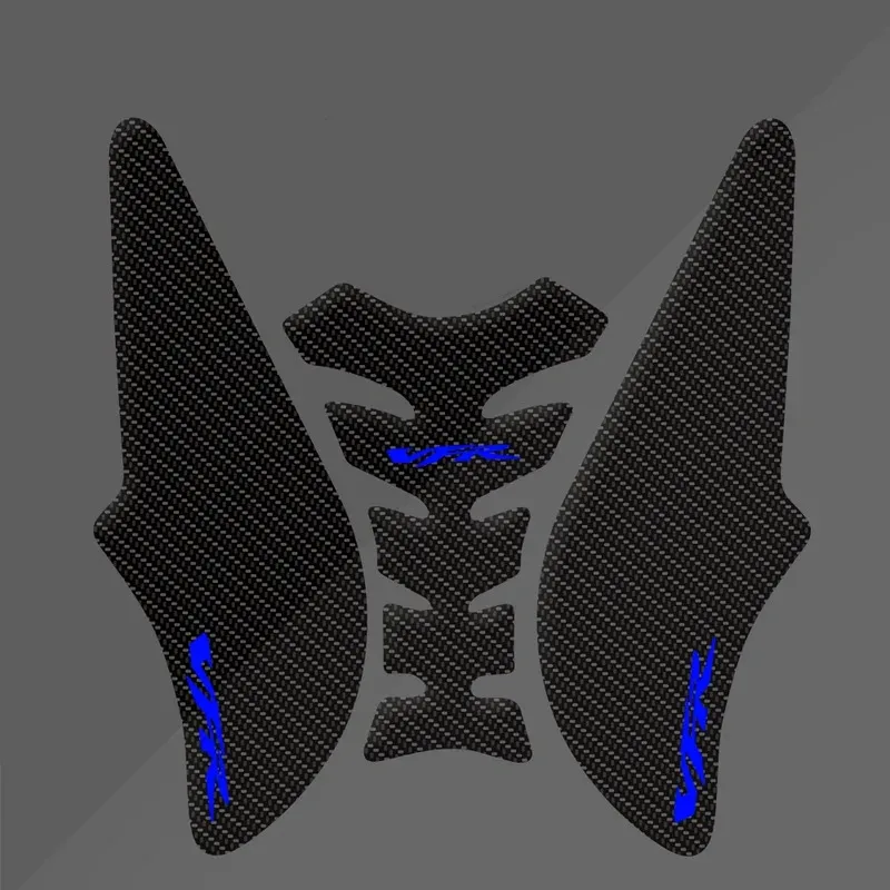 Фото Подходит для VFR 800 F VFR800 2014-2021, защита бака мотоцикла, прозрачная 3D эпоксидная смола, наклейка из рыбьей кости №2