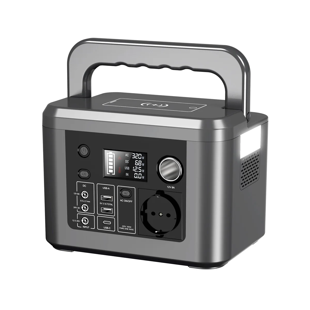 

Outdoor Camping Generator 300w Home Office Cell Phone Computer Wireless Charging Small Power Bank