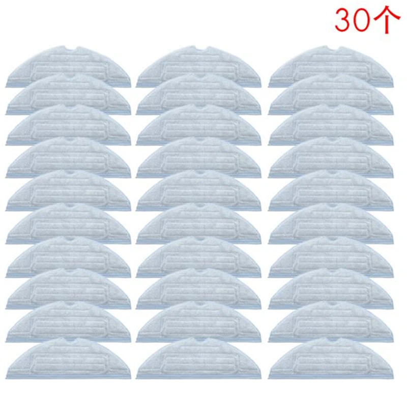 

30 PCS Mop Cloth for Xiaomi T7 T7Plus S7 for Roborock Vacuum Cleaner Accessories Replacement Mop Rag
