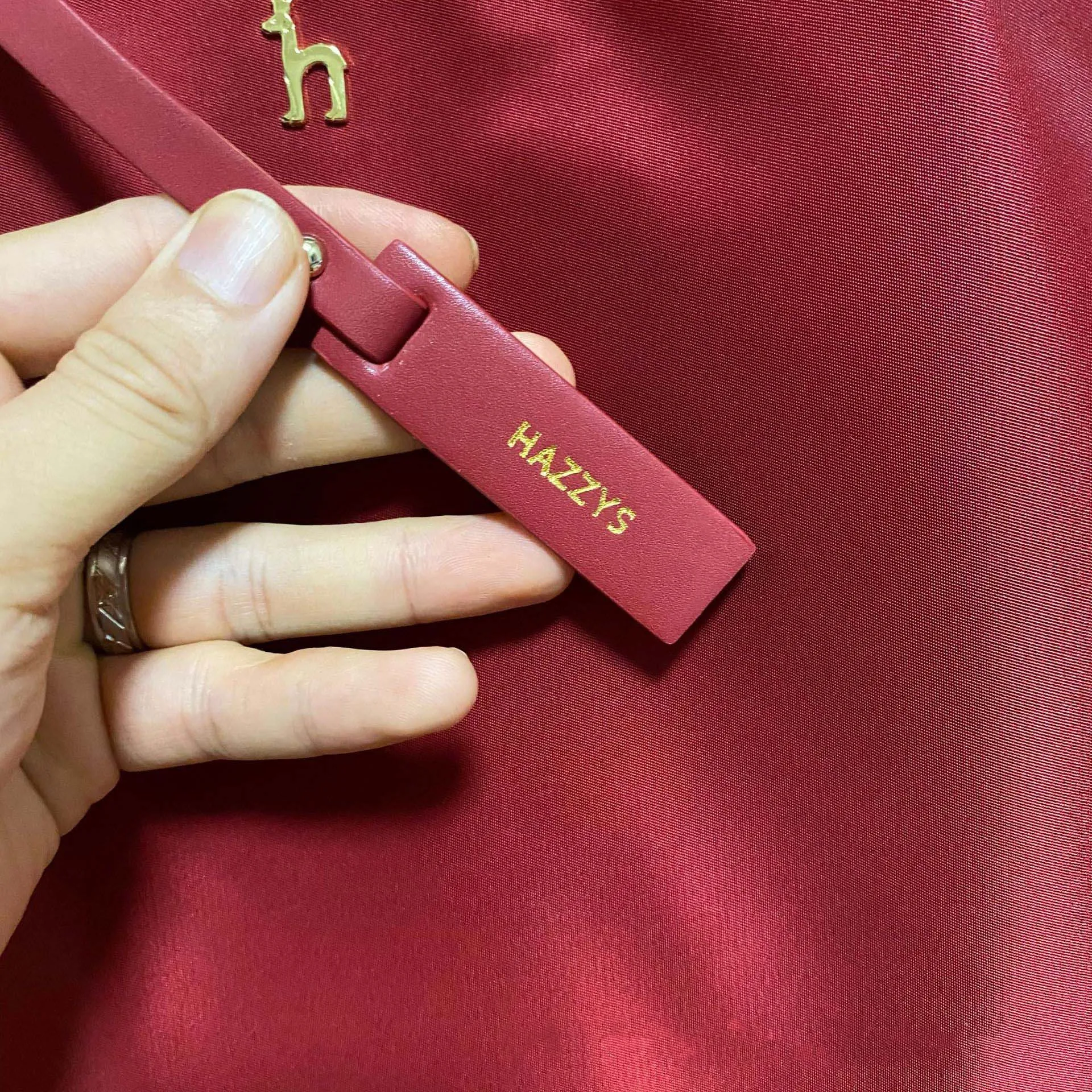 Women Hazzys Golf Messenger Bag Korea Women's  Handbag Ladies Large Capacity Commuter  One Shoulder Tote Top-handle