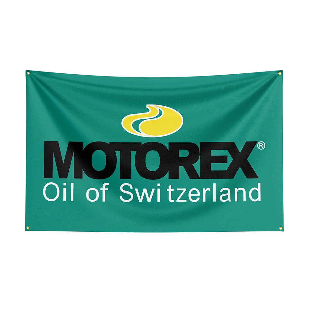 

90x150cm Motorexs Flag Polyester Printed Racing Car Banner For Decor ft flag banner