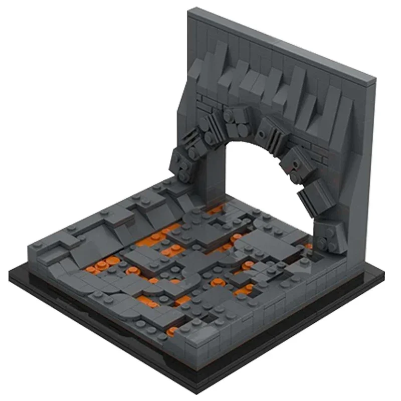 Звездная модель фильма Moc строительные кирпичи боевая база и технология лавовой