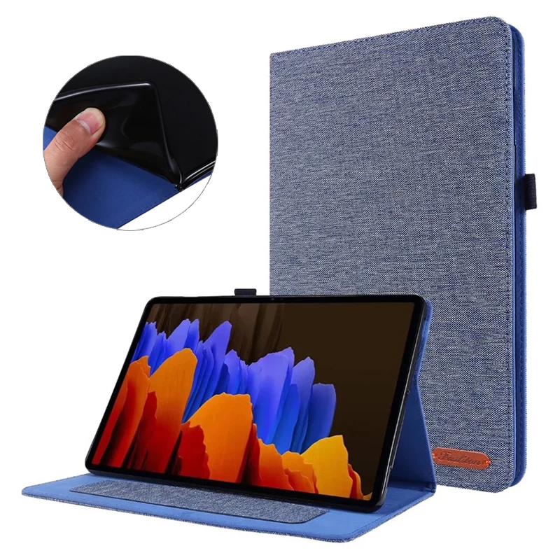 

Чехол для Samsung Tab S7 FE, чехол с ковбойским рисунком, флип-чехол с подставкой для Funda Samsung Galaxy Tab S7 Plus / Tab S7 Fe, чехол