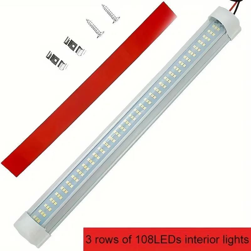 

Универсальная Светодиодная Лампа Для Чтения 12В-80В, Яркая Лампа Для Салона Автомобиля С Выключателем Для Прицепов