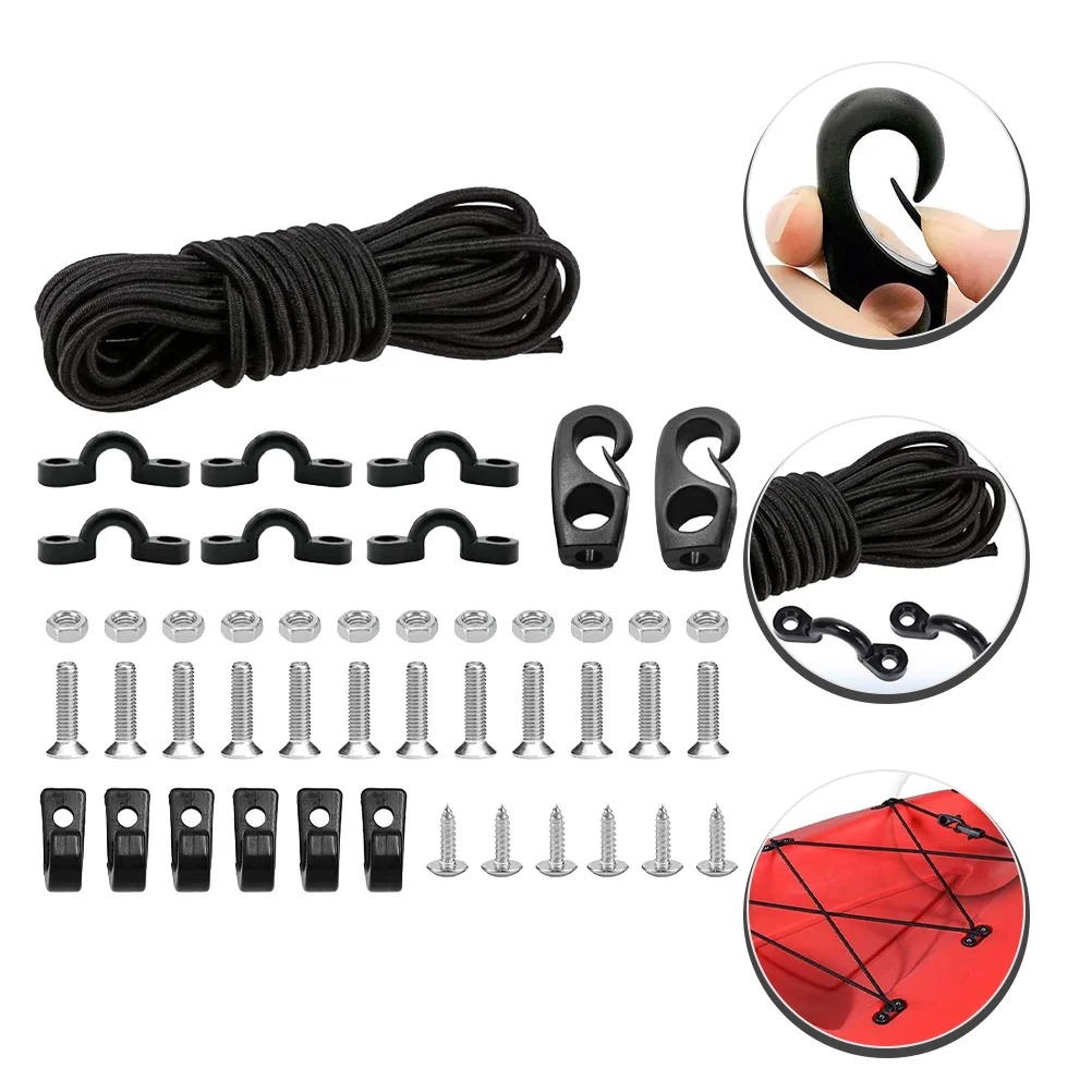 Bungee Cord Kit Accessories Straps Hooks Track Plastic Replacement Parts Miss