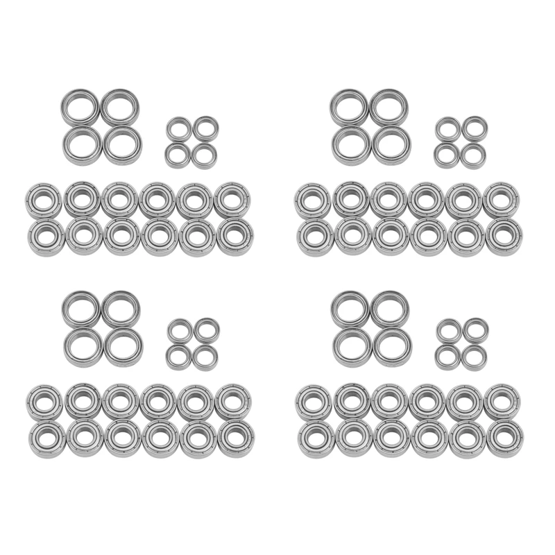 

80Pcs Ball Bearing Kit For Tamiya TT01 TT-01 TT01D TT01E TT01R DF02 1/10 RC Car Upgrade Parts