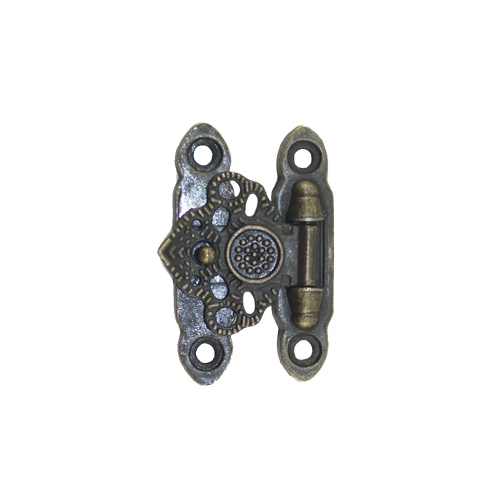 

16pcs Decorative Clip Clasp Zinc Alloy Lock Catch Latches Hasps for Jewelry Box Suitcase Bronze