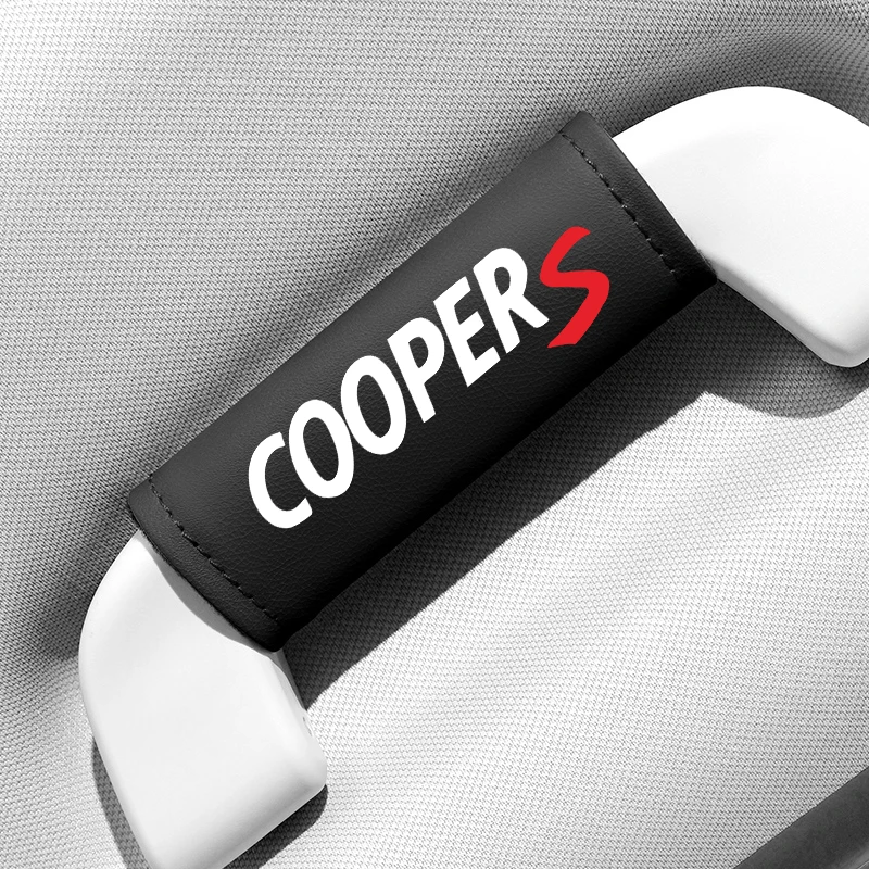 

1 шт. кожаные автомобильные перчатки для подлокотника на крышу, защитная крышка для ручки двери для Mini Cooper One S JCW R55 R56 R50 R53 R60 F55 F56