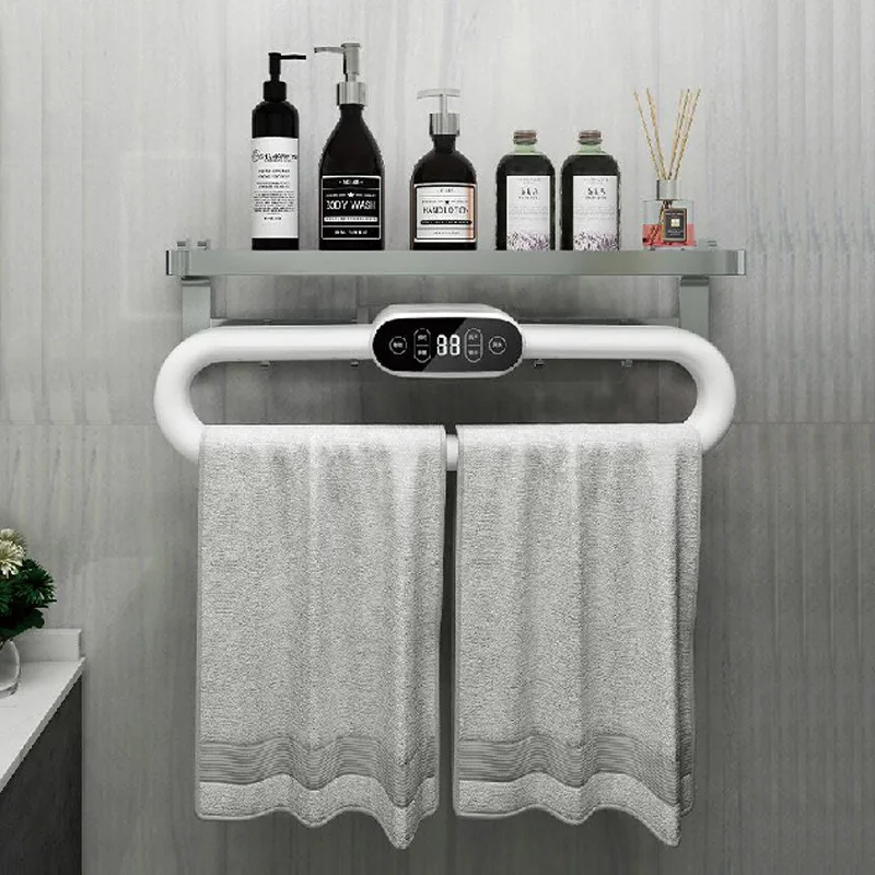

Modern Wall Mounted Smart Towel Rack Bathroom Accessory