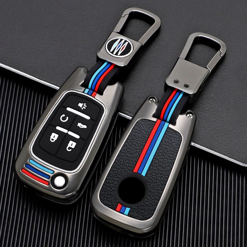 

Car Key Cover Case For Buick Lacrosse Flip Excelle Verano La Crosse Regal For Chevrolet Cruze Equinox Camaro Sonic Accessories