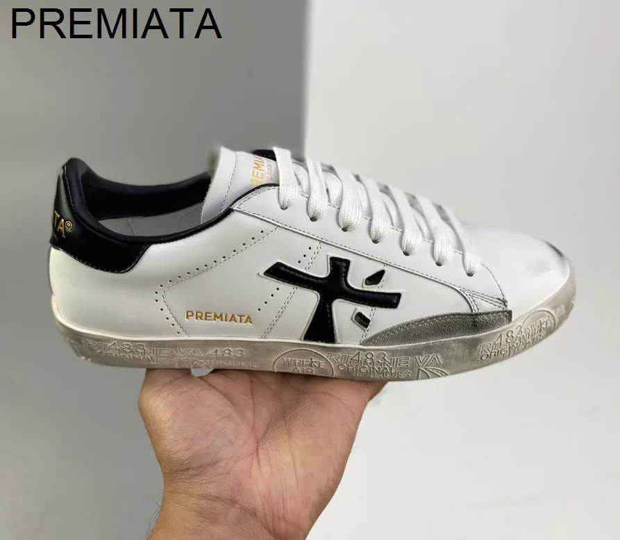

Men's PREMIATA Shoes Fashion Lightning Skateboard Shoes Breathable Casual Shoes Student Couple Outdoor Sneakers