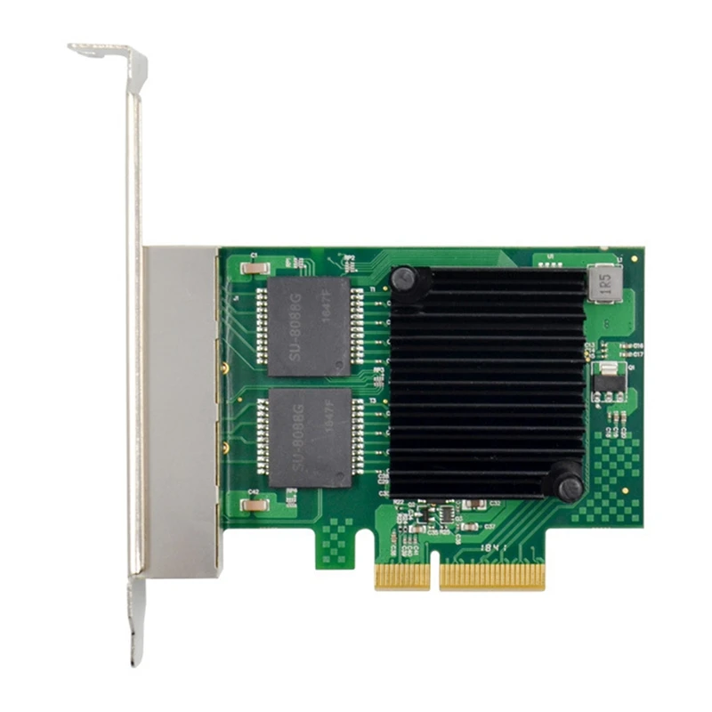 

NHI350AM4 PCI-E X4 гигабитная Серверная сетевая карта, 4 порта, сетевая карта Ethernet, стандартная гигабитная сетевая карта