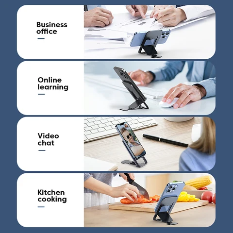 KUULAA держатель для телефона, алюминиевая подставка для мобильного телефона, регулируемая настольная подставка, поддержка мобильного телефона для iPhone 16, 15, Xiaomi, Samsung, Huawei