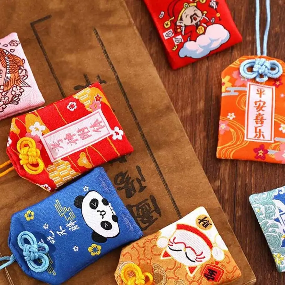 Carp Koi брелок Lucky Amulet Новый год благословение молитва Omamori вышитая в форме Саше