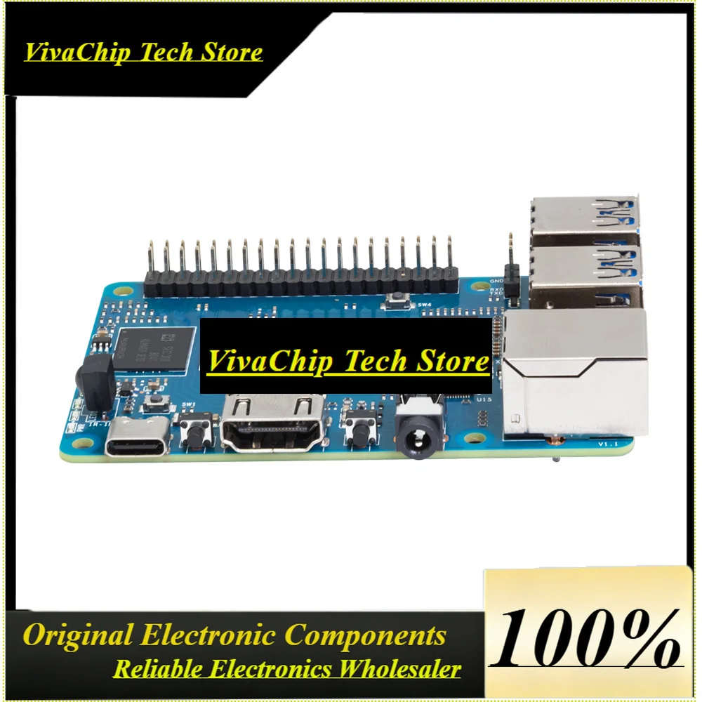 Фото VivaBanana PI BPI-M5 Amlogic S905X3 Quad Core ARM Mali G31 4 ГБ LPDDR4 ОЗУ 16 ГБ EMMC Flash с поддержкой Linux Ubuntu Debian Single Board №1