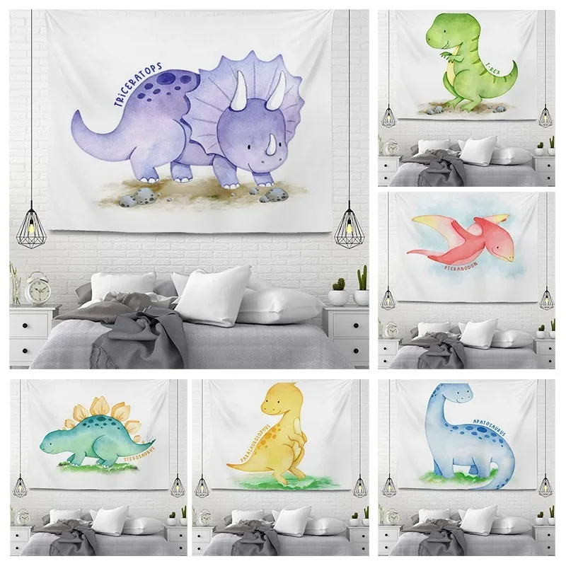 Настенный гобелен с растениями эстетический декор для домашней комнаты стиль