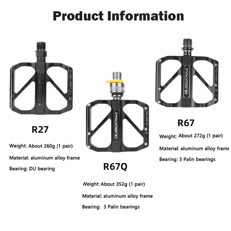 PROMEND M29 R27 R67 Сверхлегкая Противоскользящая Велосипедная Педаль BMX Racing MTB