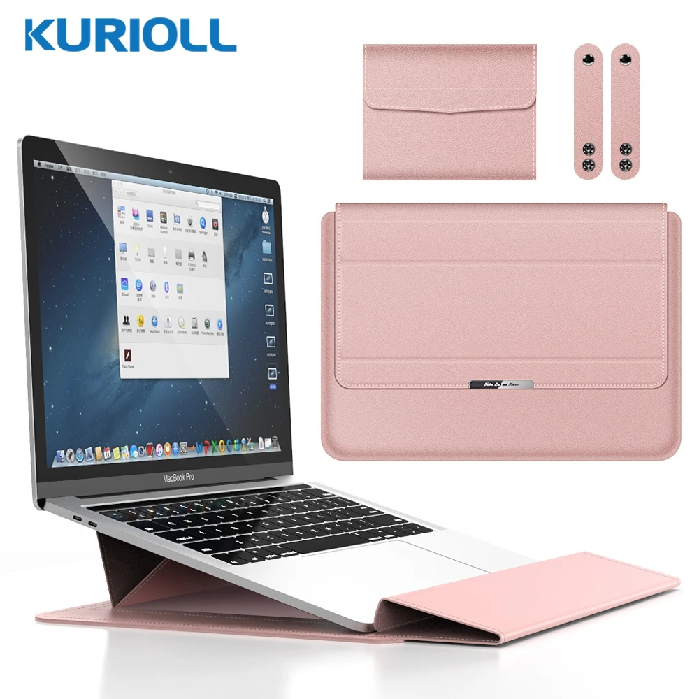 

Leather Laptop Sleeve Case for 12 13 14 15.6 17 Inch Portable Carrying Bag for Macbook Air Pro HP Dell Shockproof Notebook Bag