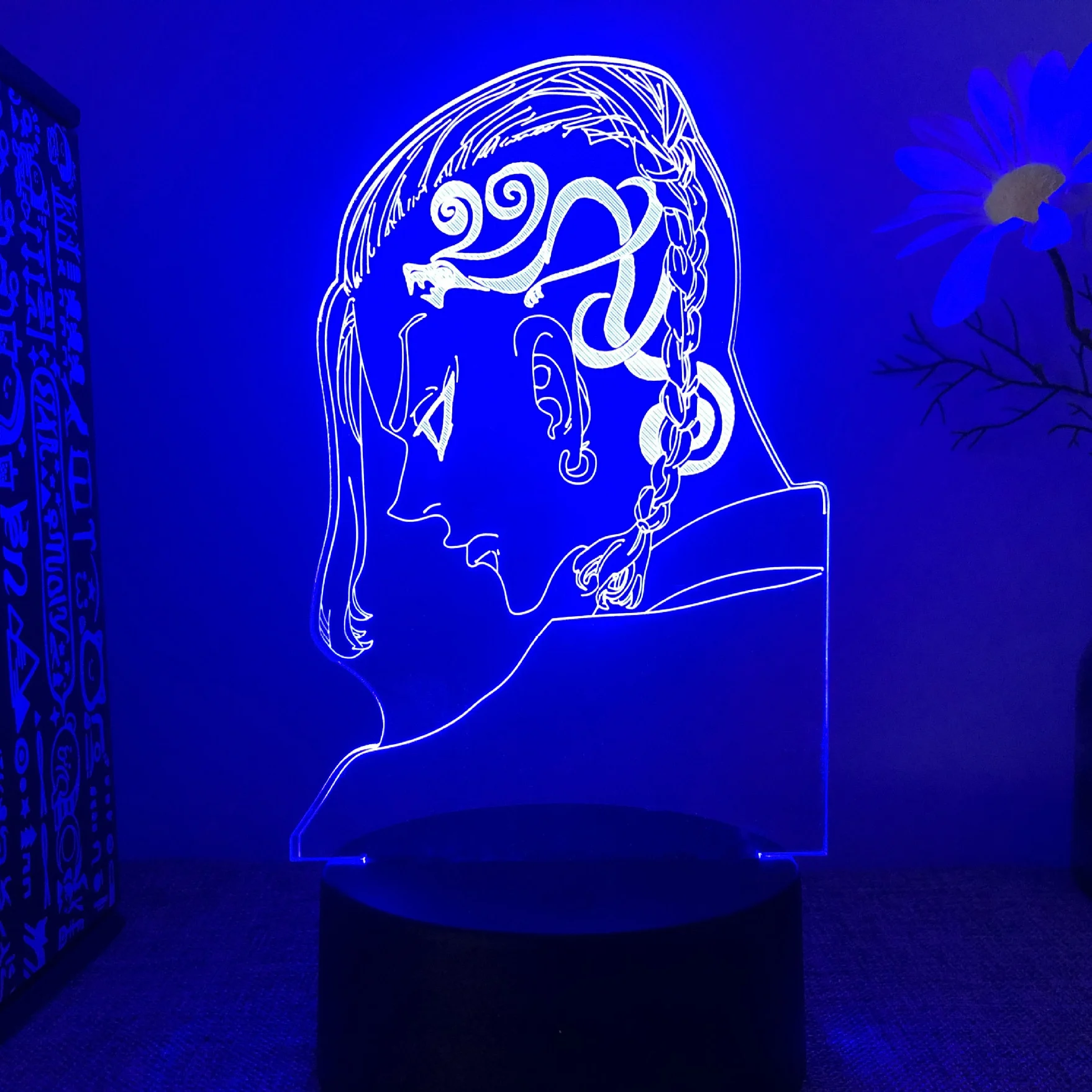 

Anime Genshin Impact My Hero Academia Tokyo Revengers lamp neon sign led anime manga Children Birthday Wall bedroom led