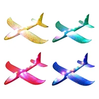 airplane toy 4 pack flashing glider plane foam airplane have outdoor sport toys birthday party favors foam airplane