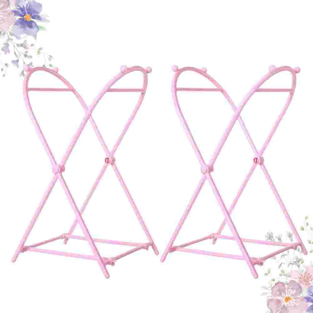 

2 Pcs Garbage Bag Shelf Portable Garment Rack Lawn Bag Holder Rubbish Bag Stand Folding Trash Bag Holder Folding Bracket