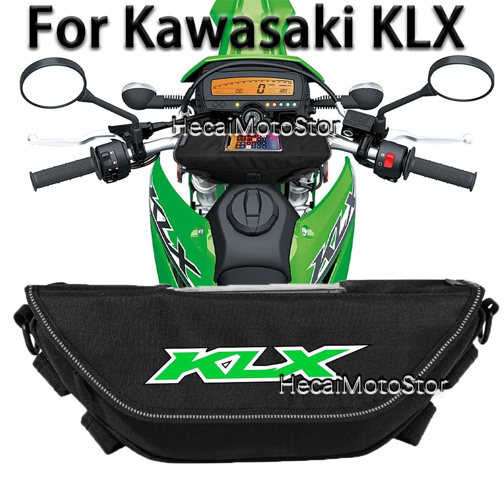 

Для KLX 300 230 250 150 300SM аксессуары для мотоциклов водонепроницаемая и пылезащитная сумка для хранения руля сумка для навигации