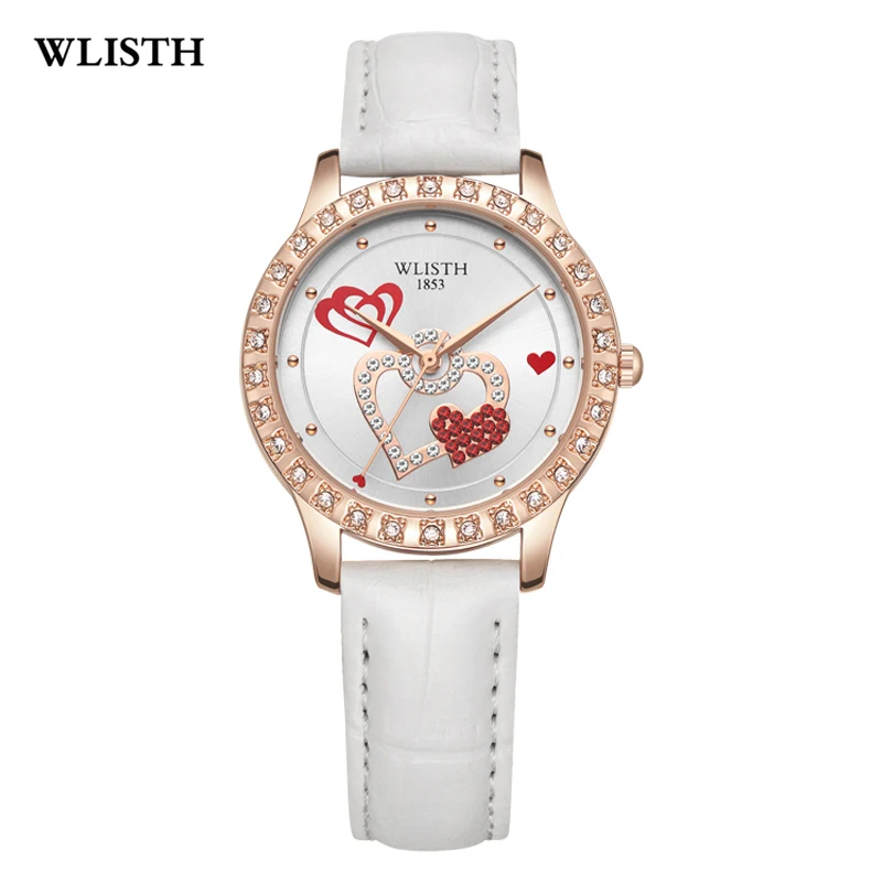 Китайские Кварцевые водонепроницаемые женские наручные часы WLISTH 1853, высококачественные часы с японским механизмом и керамическим ремешком, модные часы для женщин в подарок