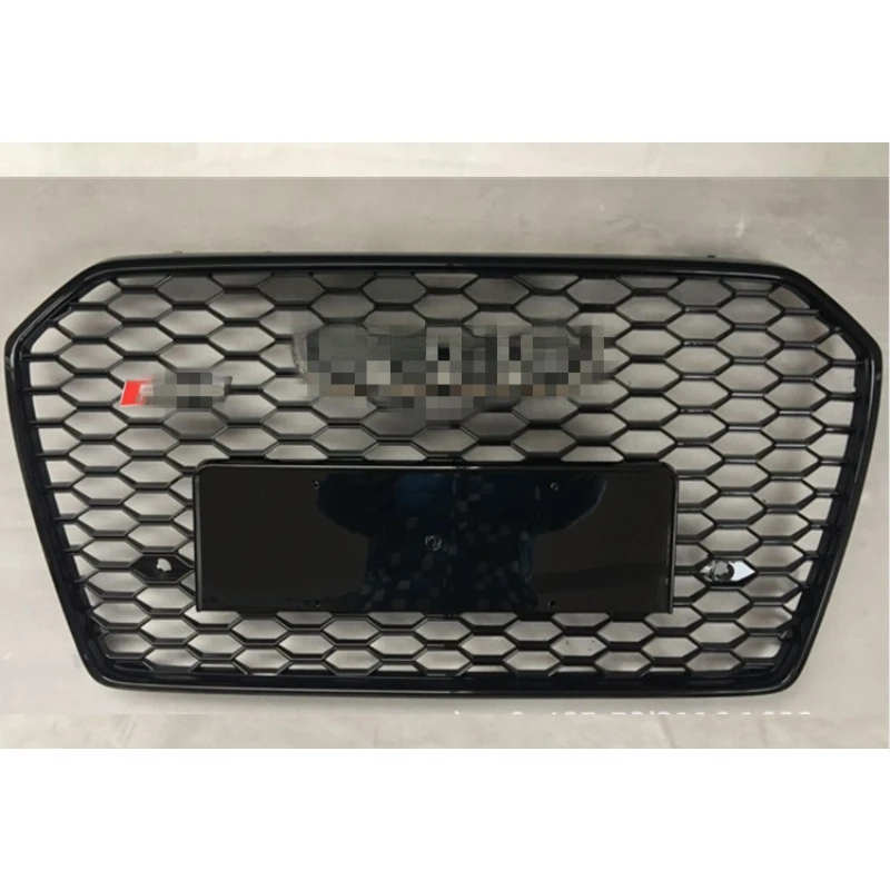 Для RS6 Стиль передняя Спортивная Шестигранная сетчатая сотовая бленда гриль