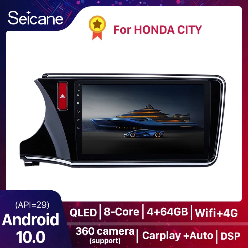 

Carplay 2 din Android 10,1 для HONDA CITY 2014 2015 2016 2017 2018 2019 мультимедийный стерео автомобильный DVD-плеер навигация GPS радио