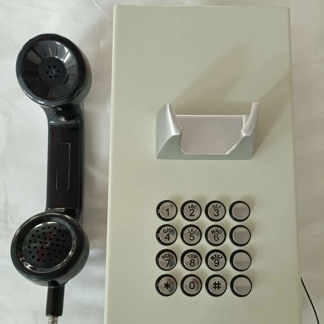 

OEM Best Quality Promotional Tele with Weatherproof Metal Handset Sound Building Jail Inmate Vandal proof ZD-05