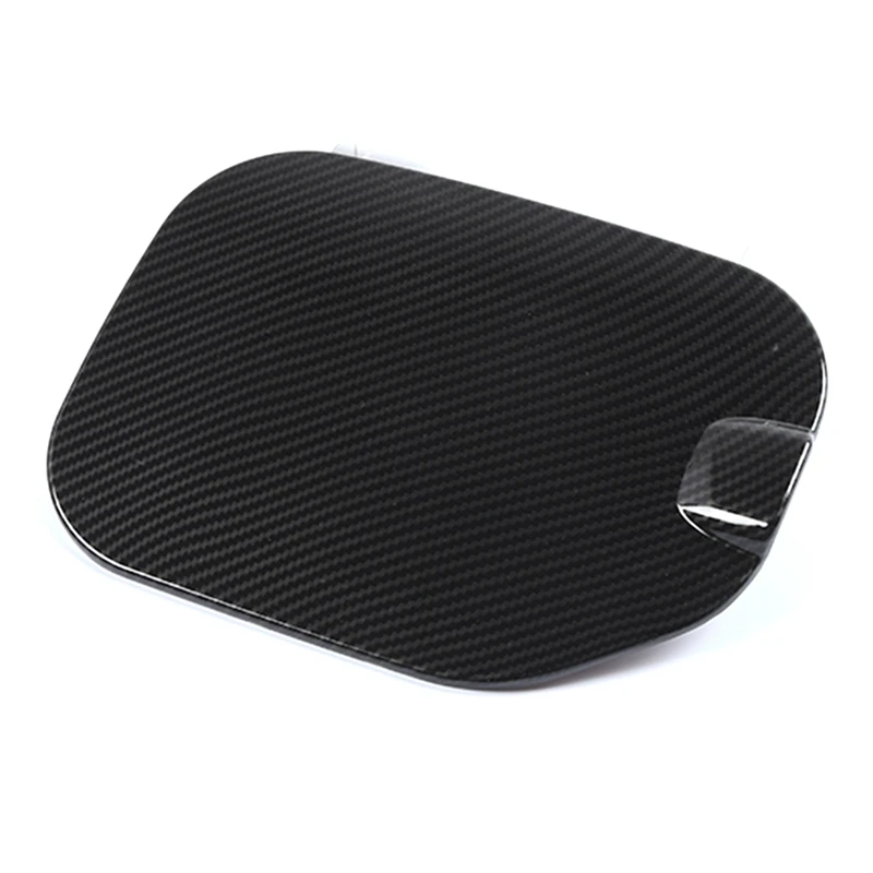 

Fuel Filler Door Gas Tank Cap Cover For Ford F150 F-150 2021+ Accessories ABS Carbon Fiber