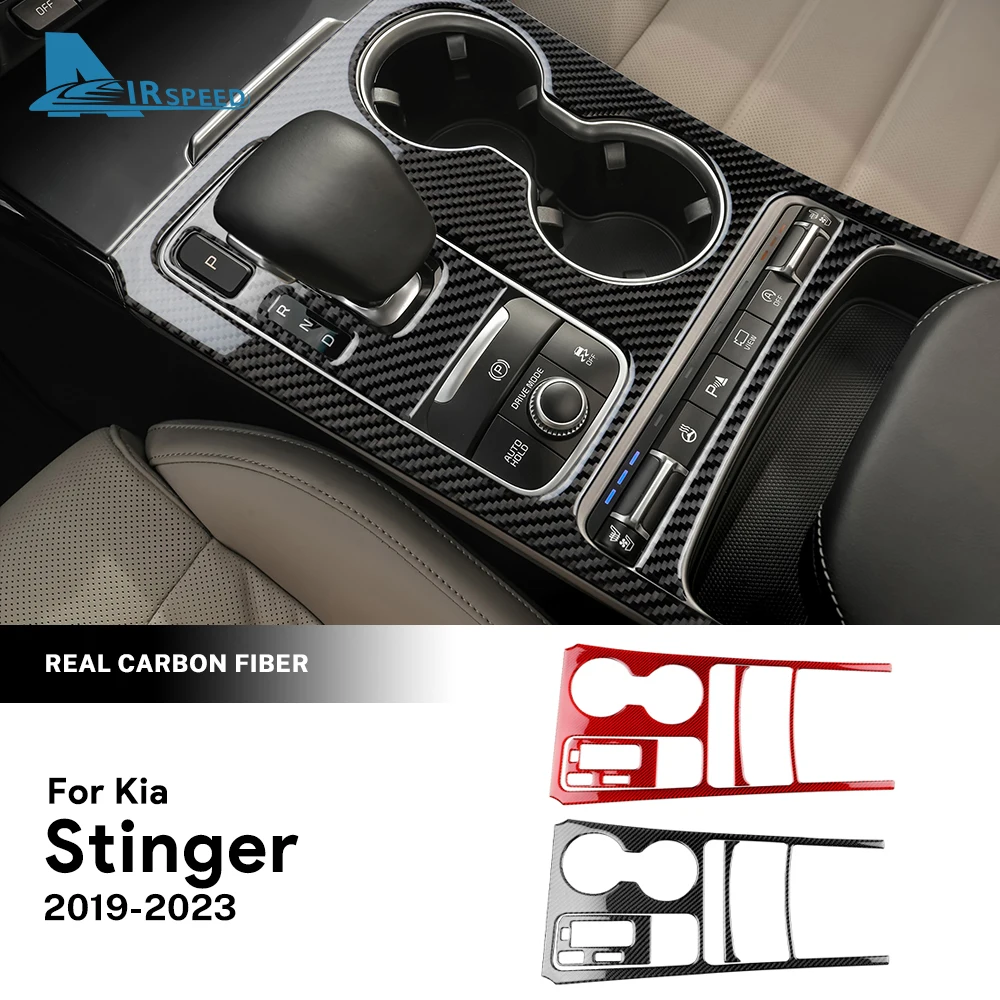 Настоящая мягкая наклейка из углеродного волокна для Kia Stinger 2019 2020 2021 2022 2023 LHD RHD