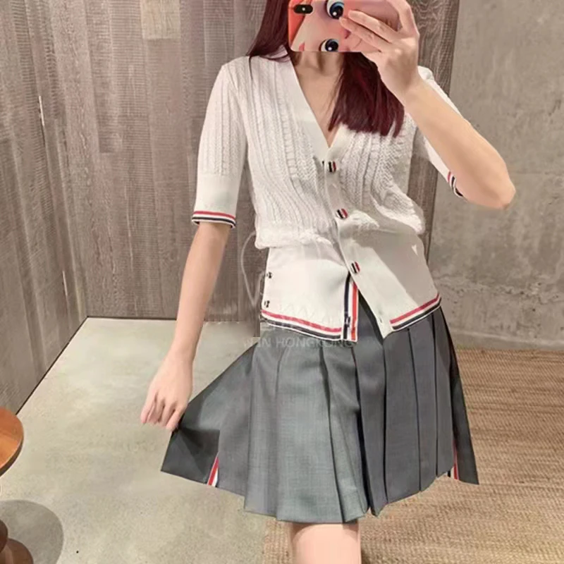 

Y2k Clothes Tops Graphic Knit T Shirts Women Cothing 2022 Summer Clothes For Womens Kawaii Harajuku Korea Fashion Short Sleeves