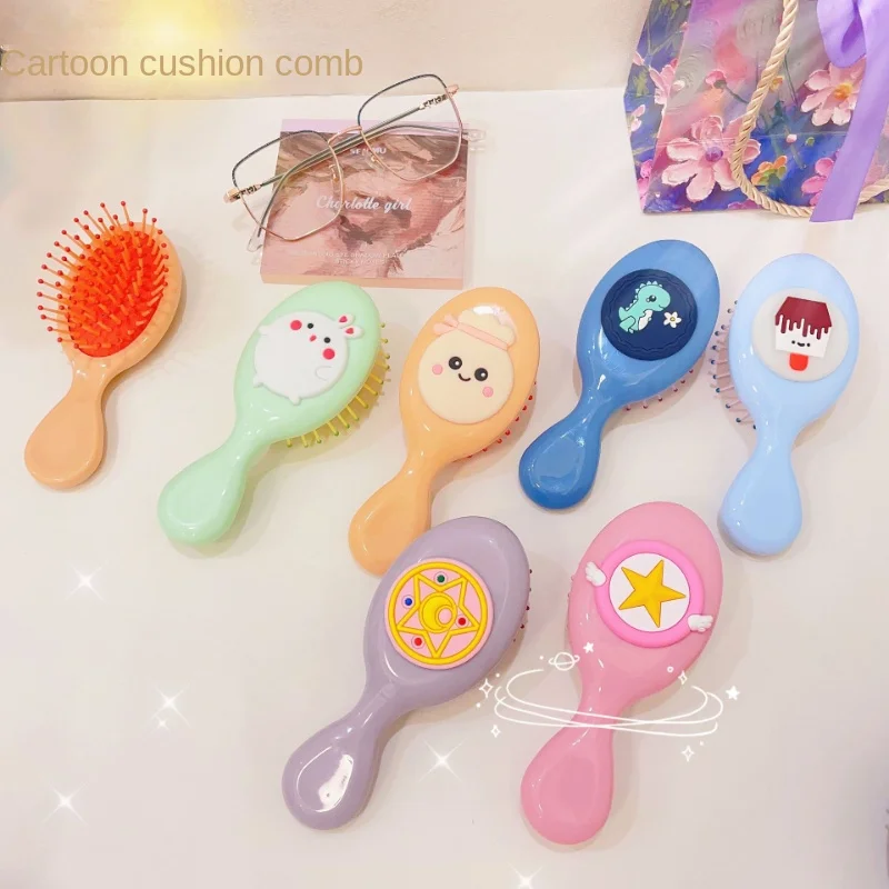 

New Korean Cute Ins Girl Heart Comb Mini Cartoon Air Bag Comb Air Cushion Head Massage Comb Student Hair