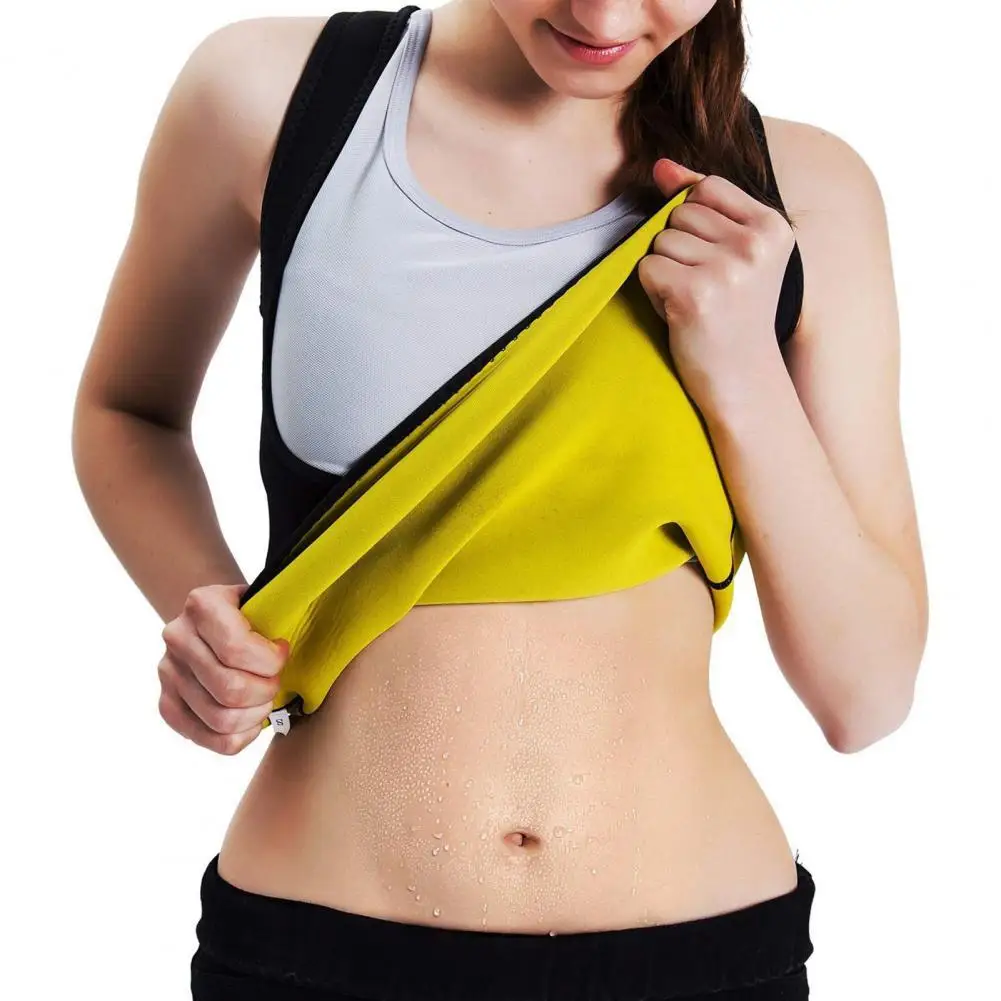 

Wide Shoulder Strap Sleeveless Women Bustier High Elasticity Women Sweat Body Shaper Corset for Sports