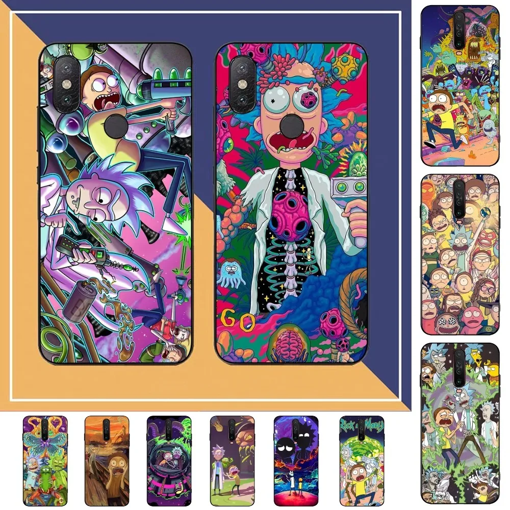 

R-RICK-AND MORT-YES Phone Case For Redmi Note 4 X 5 A 6 7 8 Pro T 9 Pro 9S 10 Pro 11 Pro 11S 11Epro PocoM3pro