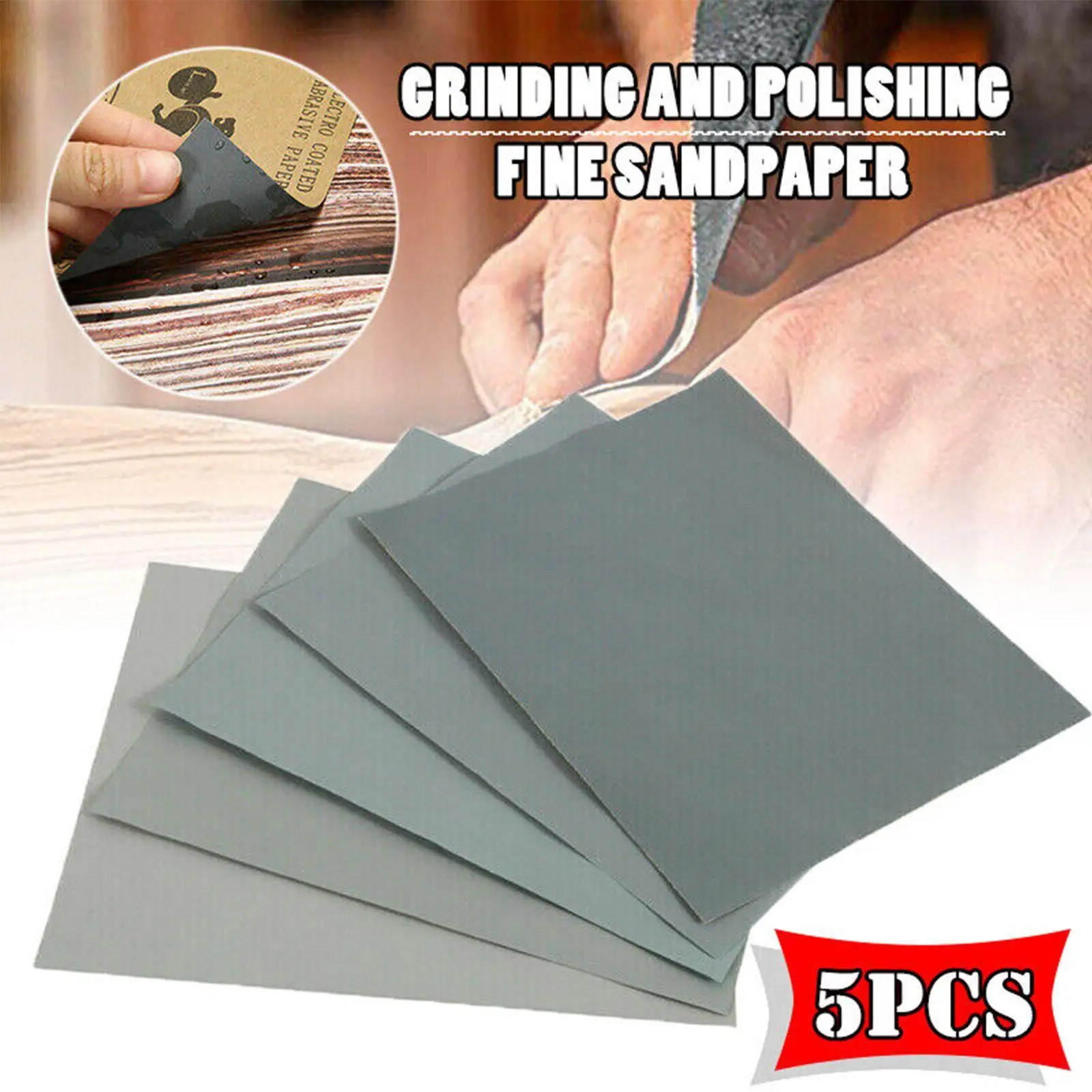 

Pave-Wet And Wet Sandpaper 18 Pieces 9x3.6 Inches Paper3000-7000 Sandpaper For Wood Metal Polishing Metal Abrasive Pulido T Z6O8