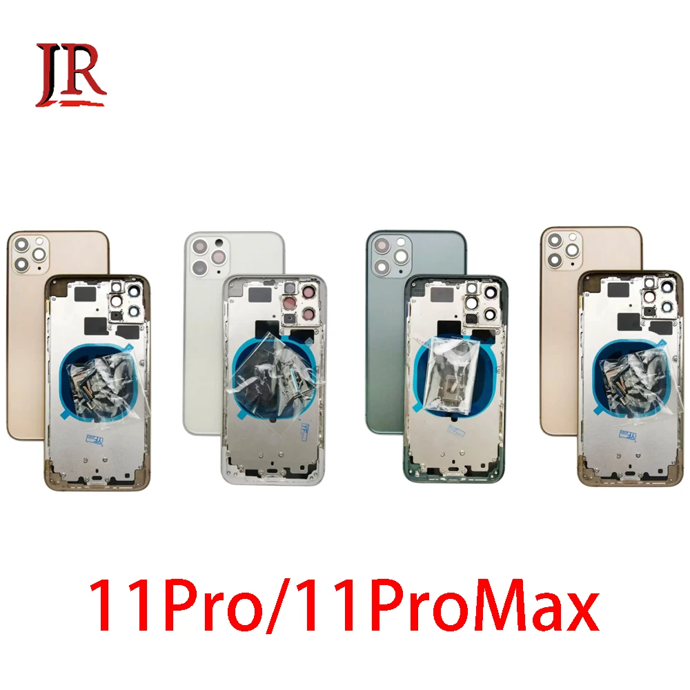 

Back Cover Housing For Iphone 11 11Pro 11Promax With Battery Rear Case Middle Chassis+SIM Tray+Side Key Parts+Tools+Adhesive