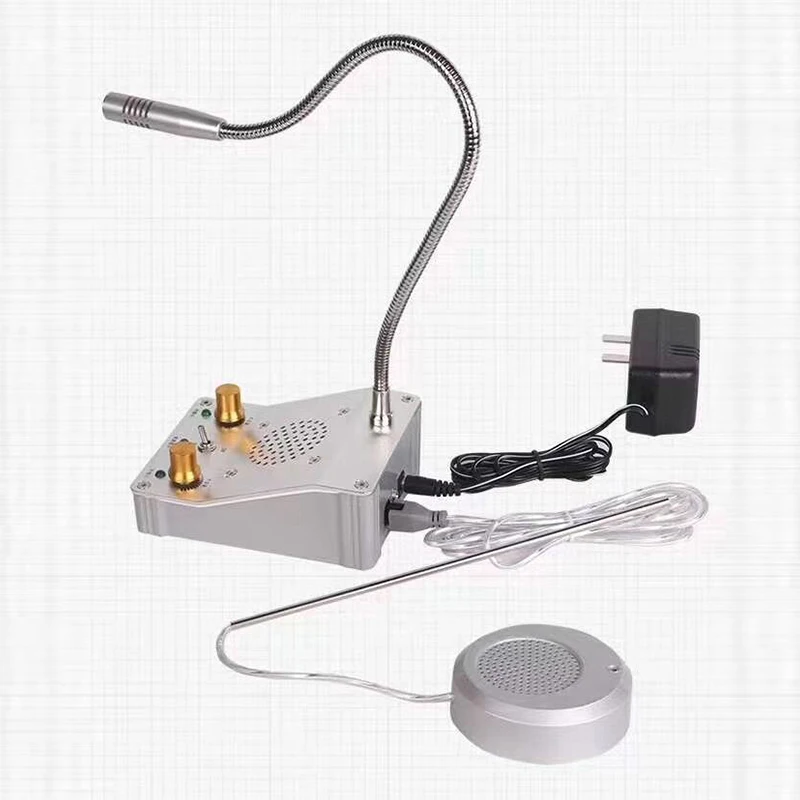 Intercom Bank Ruyage J50 Window Intercom System Dual Way Interphone Window Speaker Two-way Intercom for Pharmacy Bank