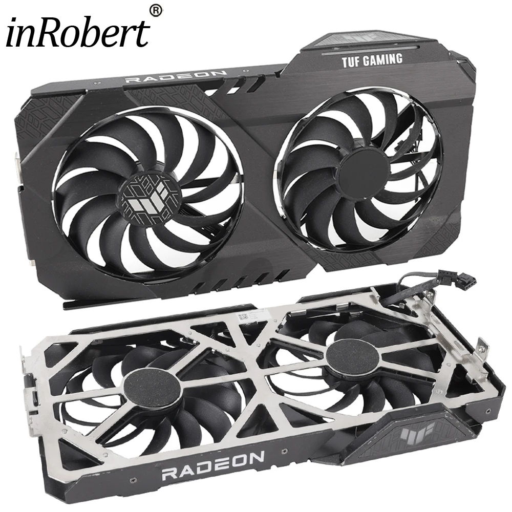 Фото Для ASUS TUF Gaming Radeon RX 6500 XT OC Edition 95 мм CF1010U12D RX6500XT Сменный вентилятор видеокарты с корпусом №1