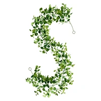 1 8m artificial vine ivy leaves vines hangings flowers plants greenery fake foliage vine for home garden wall decor party