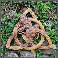 creative north american modern european style magic knot on the crow resin pendant garden pastoral courtyard decoration pendant