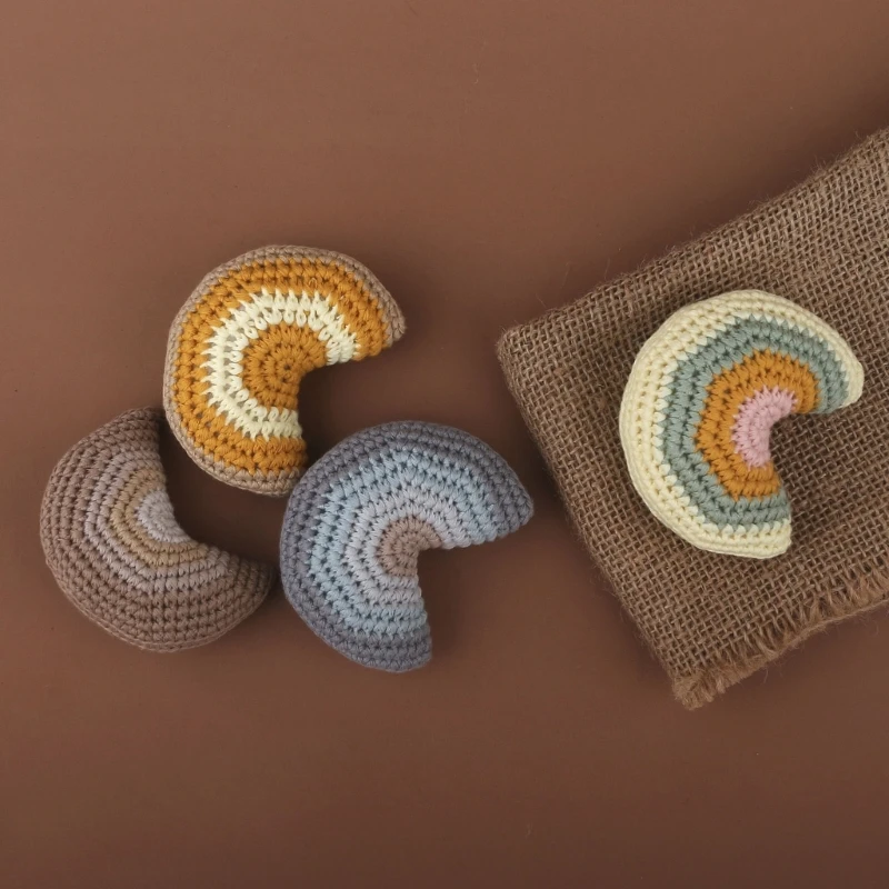 Вязаная крючком игрушка Радуга Игрушка для кроватки сна Детская
