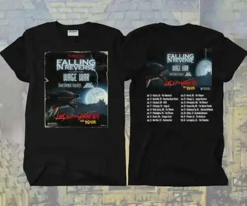 

Falling In Reverse Tour 2022 T Shirt Live From The Unknown The Tour 2022 Shirt
