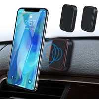 rectangle flat car dashboard magnetic car mount holder for cell phones and mini tablets extra strong with 6 magnets